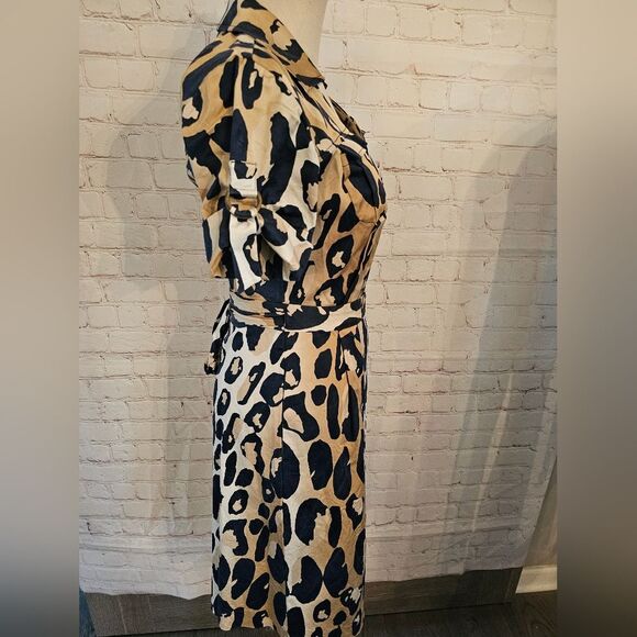 Diane Von Furstenberg DVF Vintage Samara Animal Print Wrap Dress | Size 2 | EUC - Picture 8 of 10